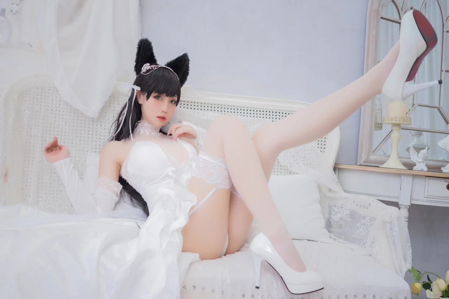 焖焖碳 - 碧蓝航线·爱宕 花嫁 [20P-211MB] tg@simisebaisi 【丝足阁】009.webp